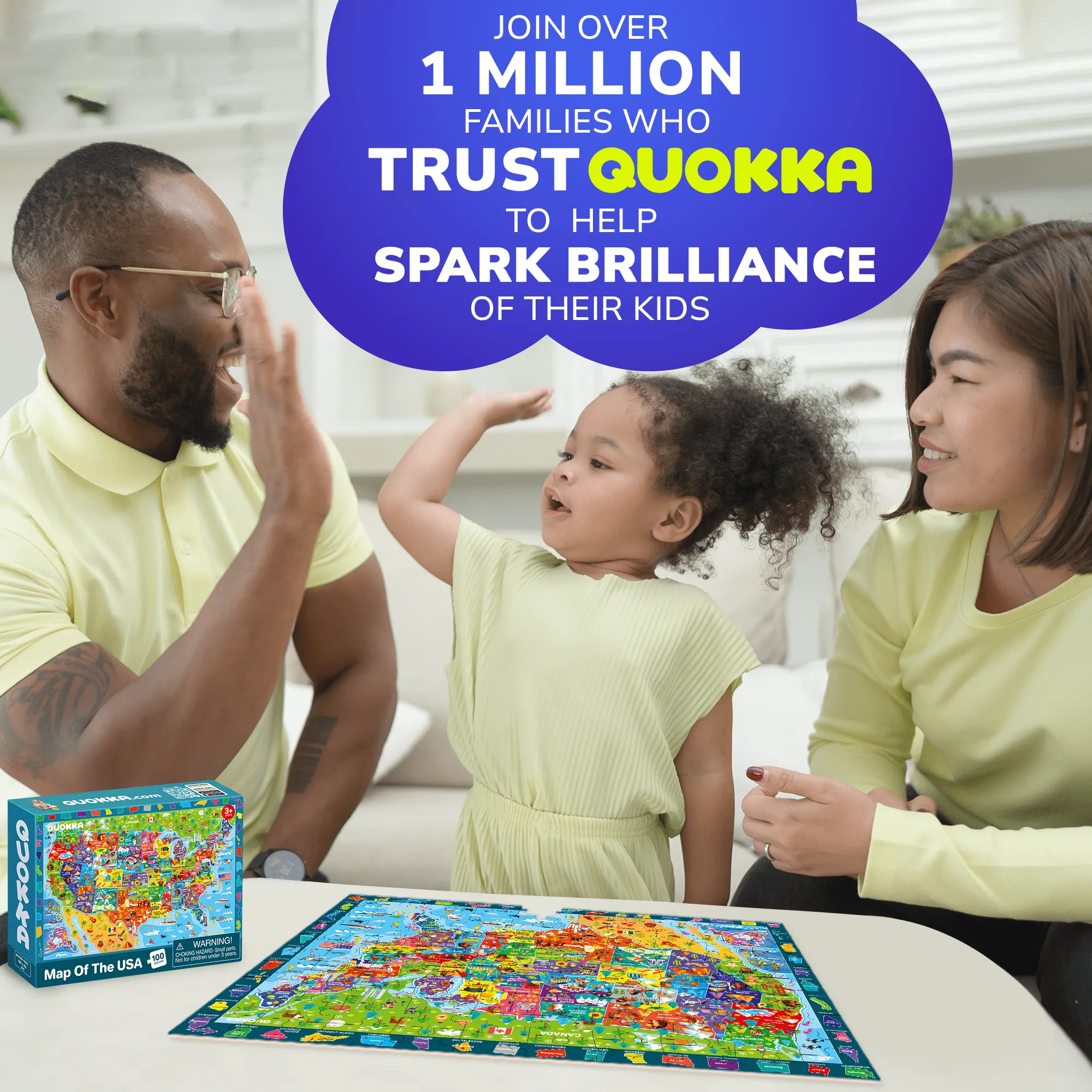 100 Pcs Search & Find Puzzles for Kids Maps & Space