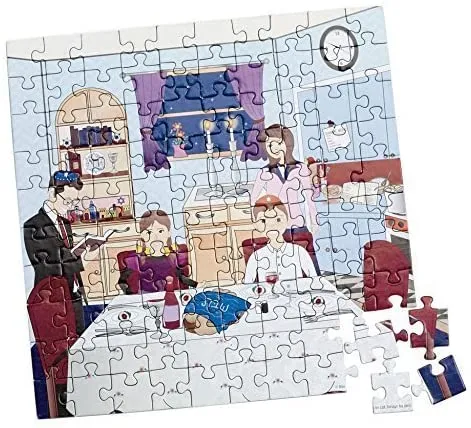 100 Piece Shabbat Jigsaw Puzzle - Great Jewish Gift For Kids