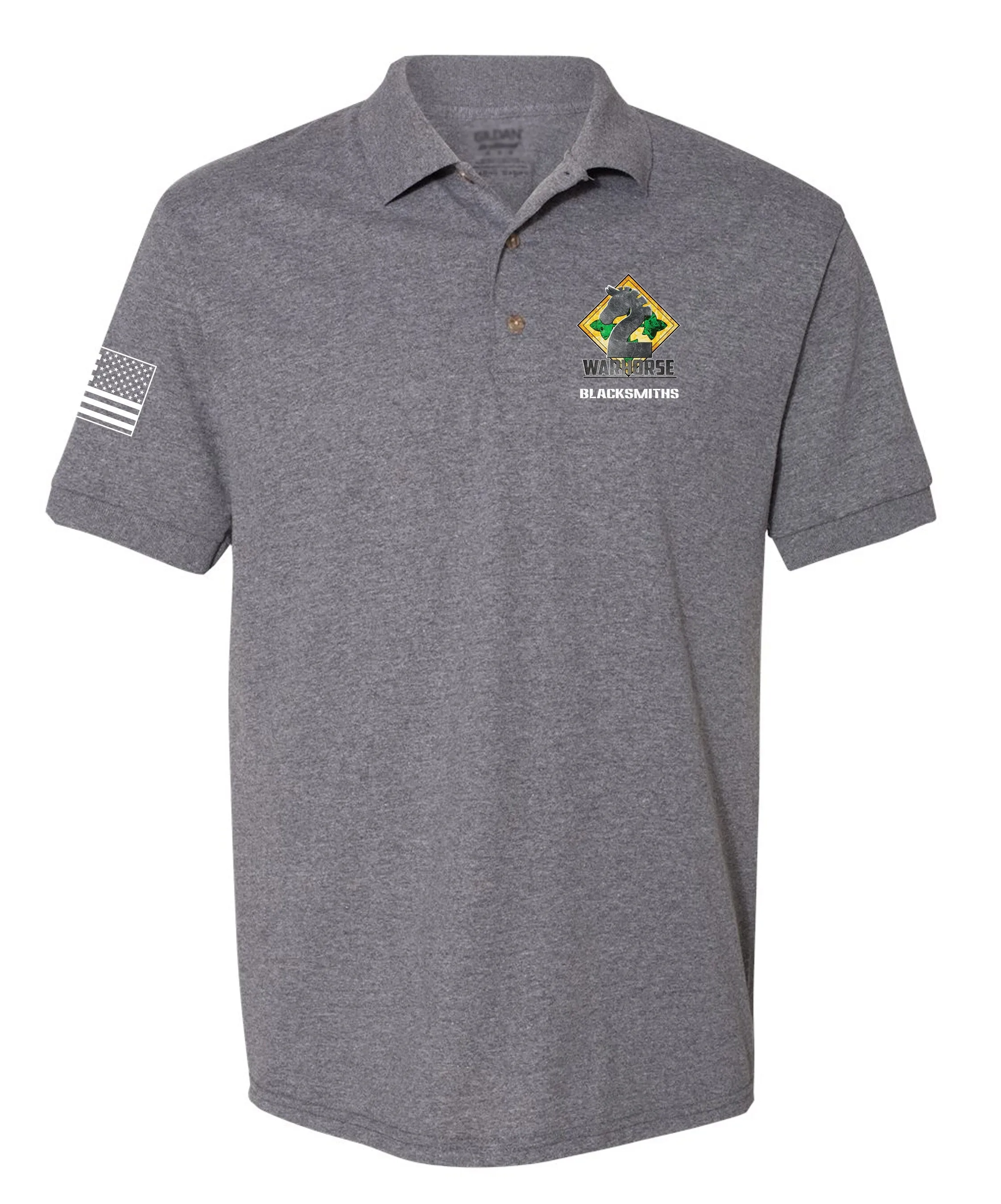 3 Button Cotton/Poly Blend Polo Shirt. This shirt is NOT approved for PT. ** No Free Shipping- Please Read Description Below**