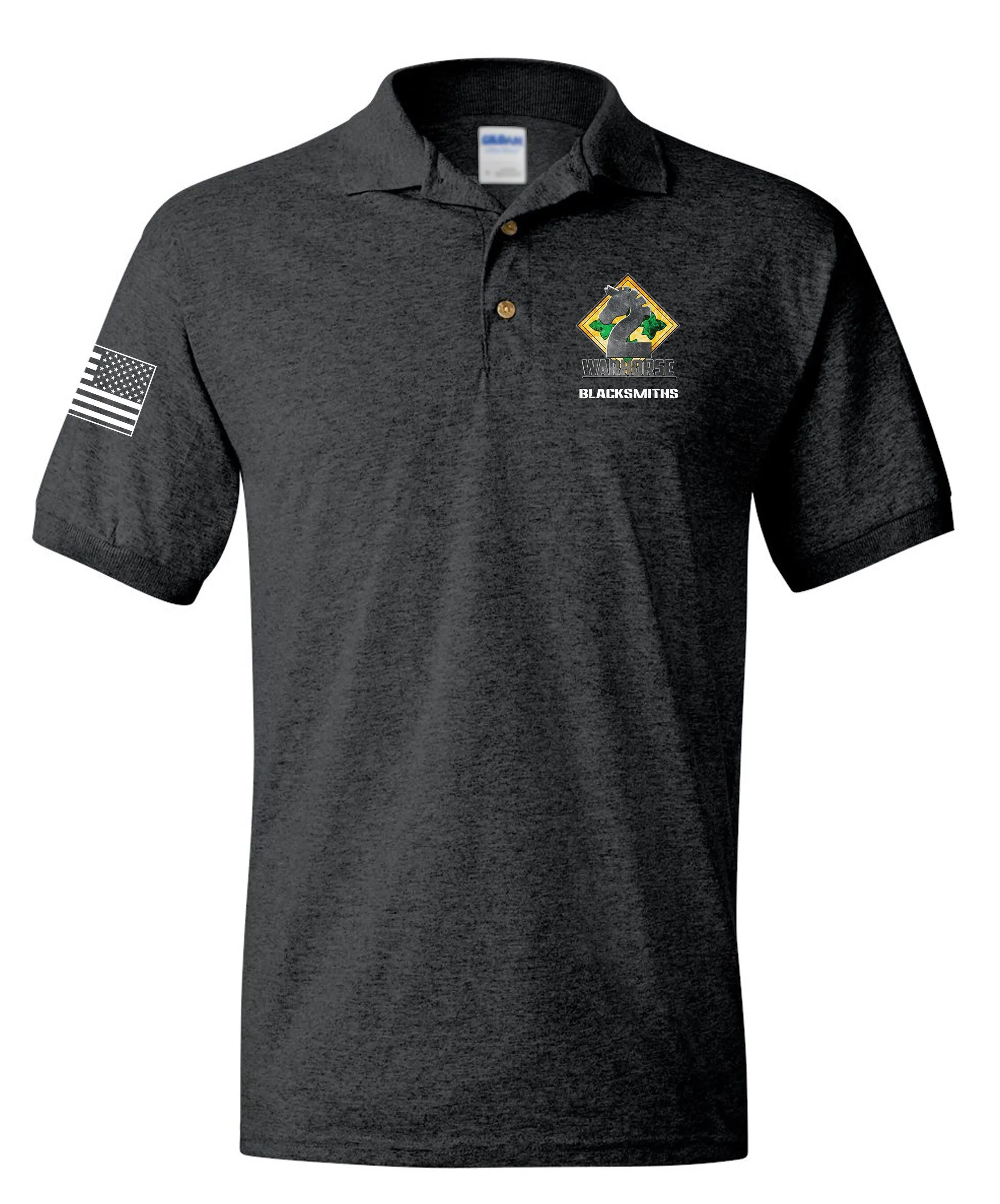 3 Button Cotton/Poly Blend Polo Shirt. This shirt is NOT approved for PT. ** No Free Shipping- Please Read Description Below**
