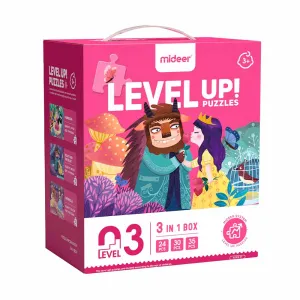 3-in-1 Level Up Puzzles: Level 3 Princesses