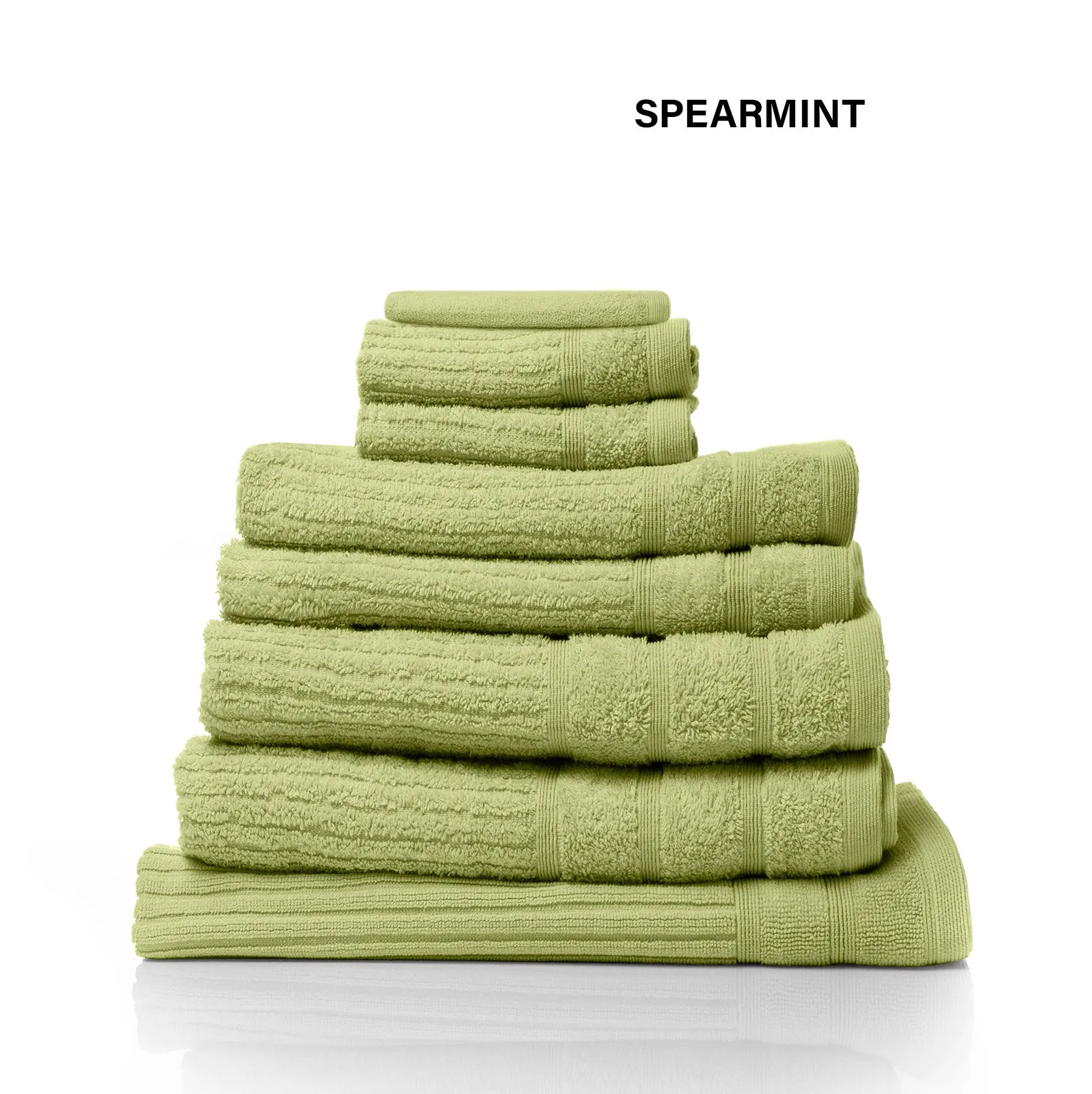 8 Piece 600GSM Egyptian Cotton Bath Towel Set - Royal Comfort