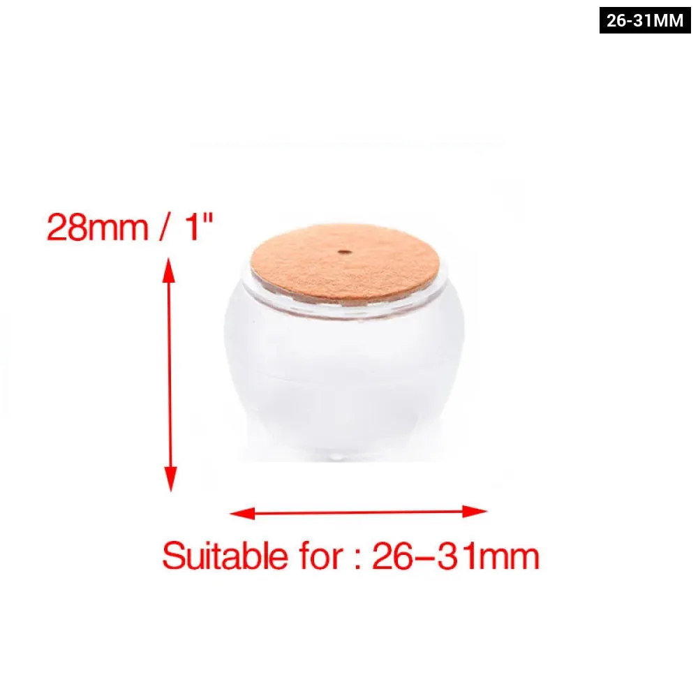 8 Piece Silicone Floor Protector Pads for Furniture