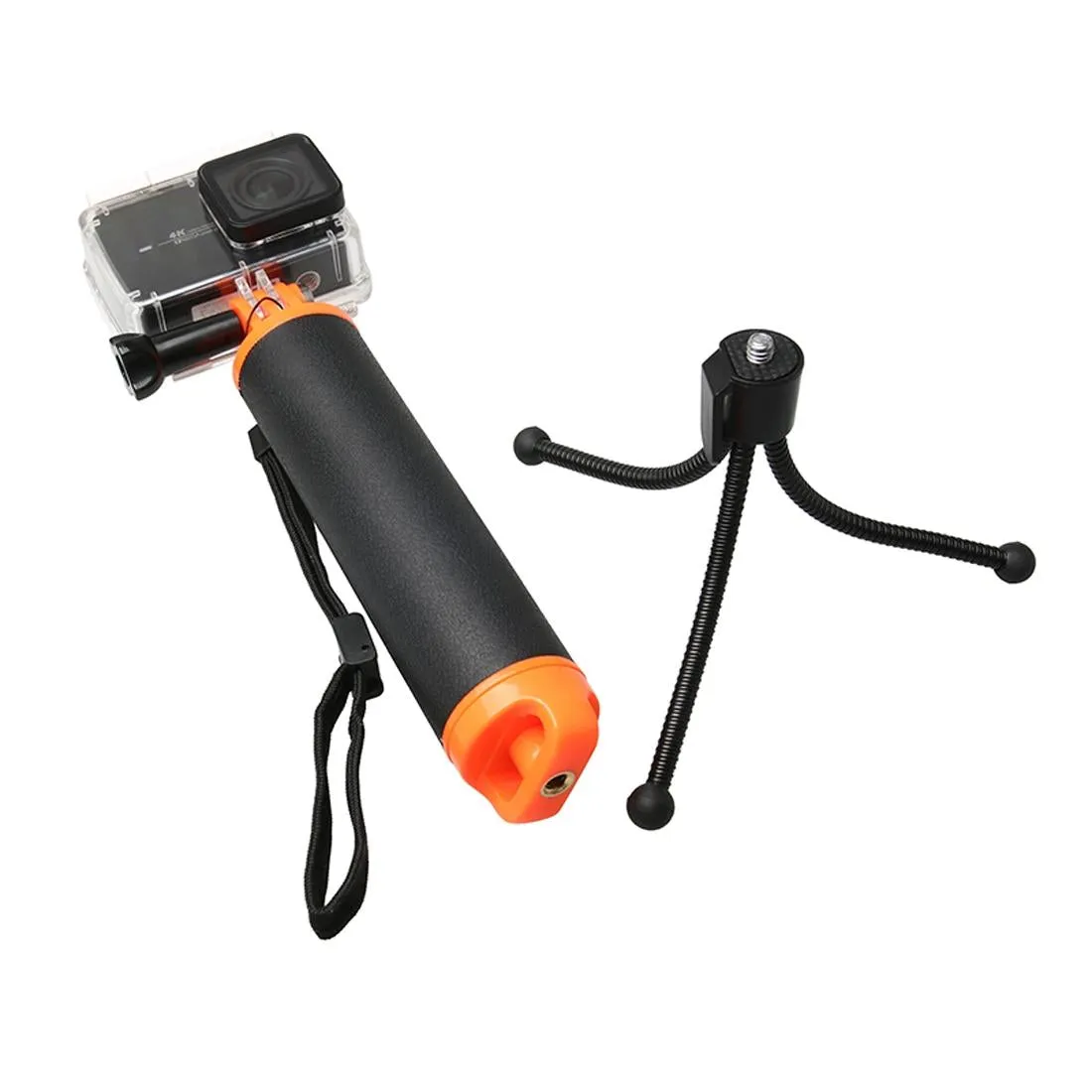 Adjustable Floating Handle Grip with Anti-lost Strap for Gopro Hero12