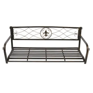 ALICIAN Flat Iron Tube Double Swing Chair with Back Thin Line