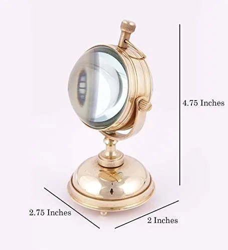 Antique Nautical Vintage Brass Stand Clock Table Desk Clock Antique Stand Gold Finish Brass Antique Table Clock/Desk Clock