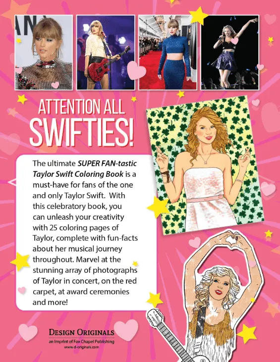 Arts and Crafts |Taylor Swift Coloring & Activity Book| Wellspring