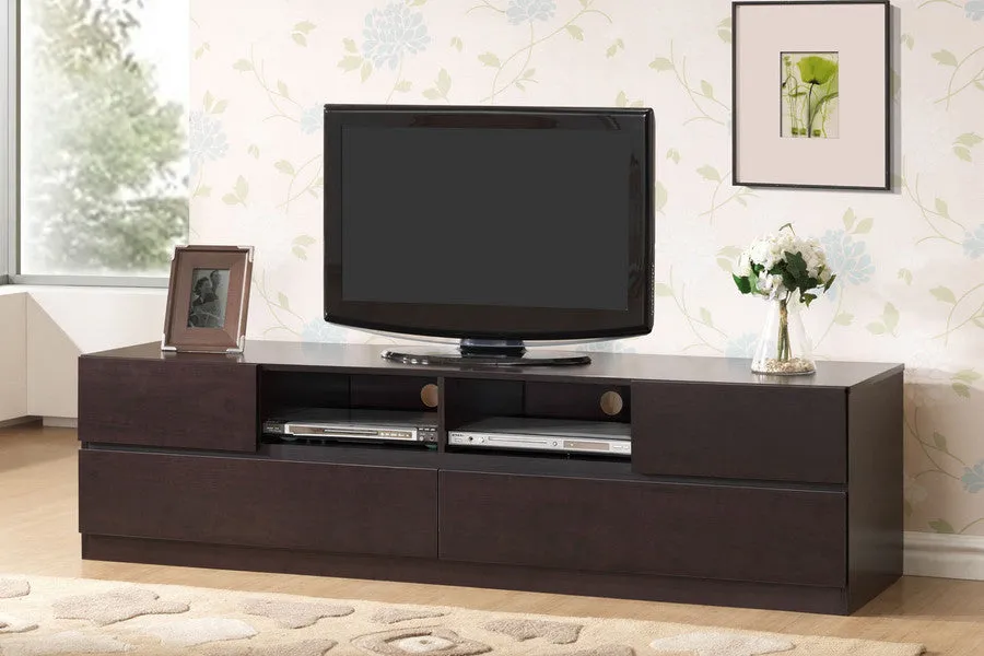 Baxton Studio Lovato Dark brown TV Stand