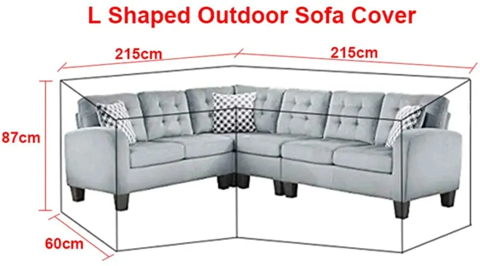Best Garden l Shape Furniture Cover All Purpose Covers Garden Furniture Set