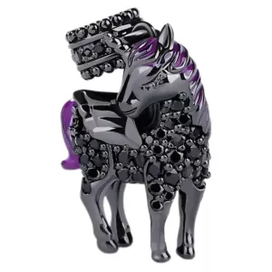 Black Pony Charm - 925 Sterling Silver