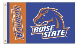 Boise State Premium Polyester College Banner Flag Sign