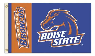 Boise State Premium Polyester College Banner Flag Sign