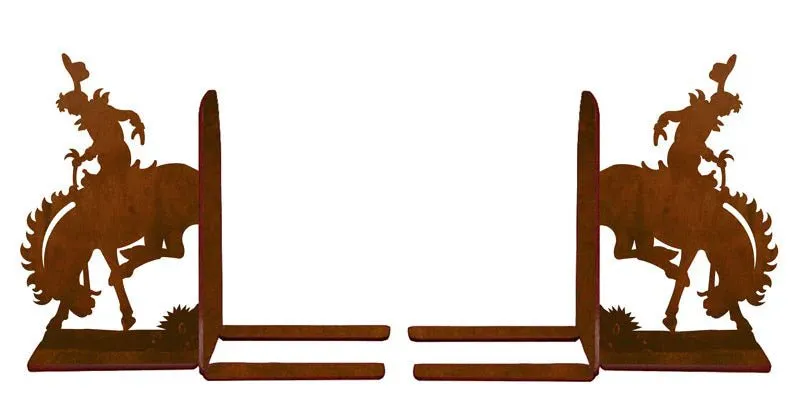 Bronc Bookend Set