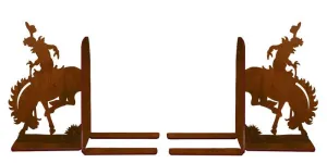 Bronc Bookend Set