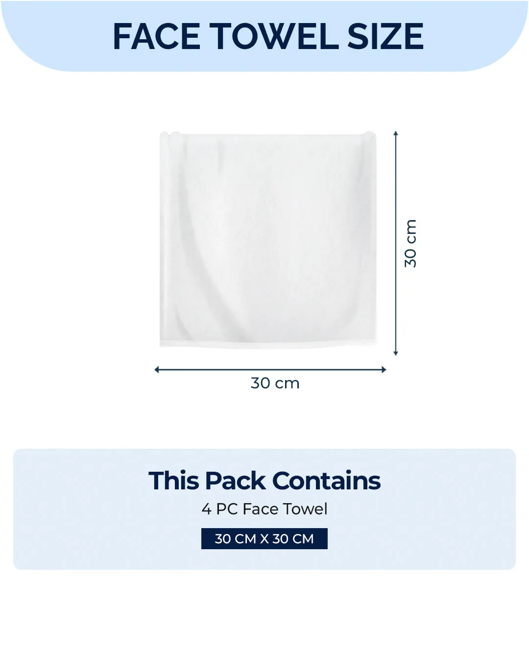 Brown Cotton Solid 600 GSM Face Towel (Pack of 4)