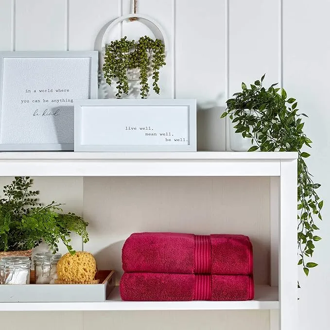 Christy Signum Bath Sheet Rouge