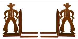 Cowboy Bookend Set