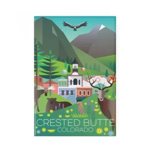 CRESTED BUTTE REFRIGERATOR MAGNET