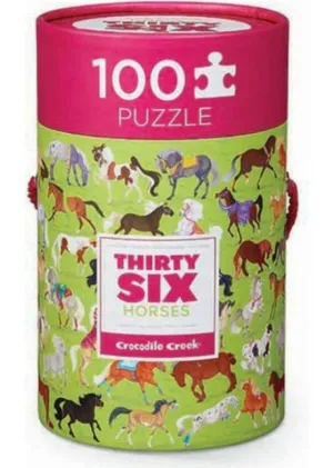Croc Creek 100Pc 36 Animal Puzzle Horses