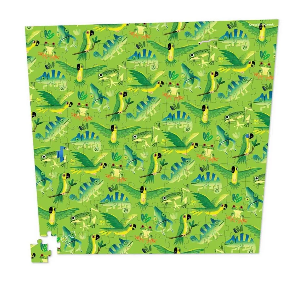 Crocodile Creek: 144pc Almost Impossible Puzzle Jungle Jive