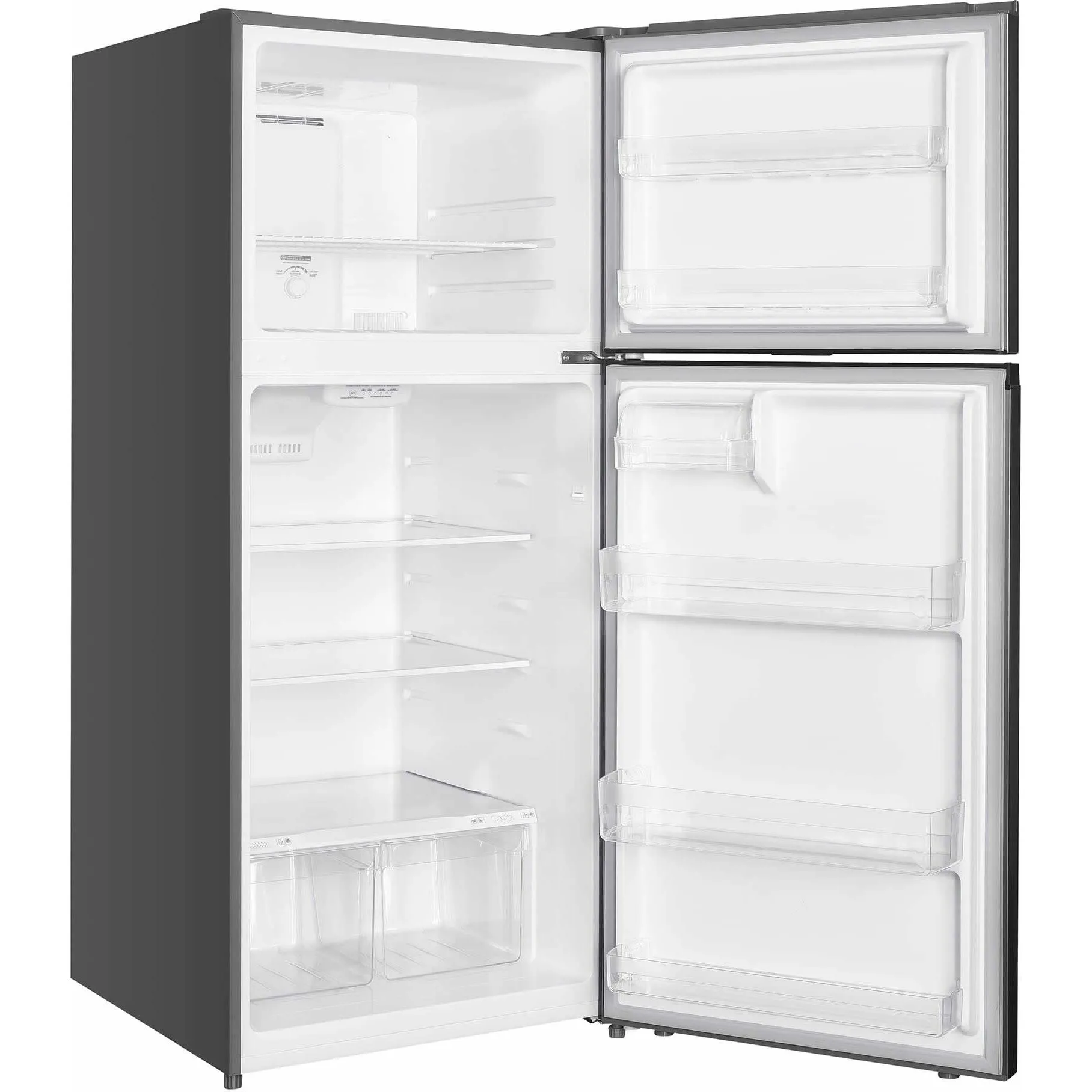 Danby 28-inch, 18 cu. ft. Freestanding Top Freezer Refrigerator DFF176B1SLDB
