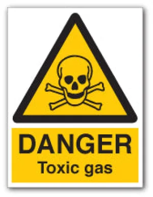 DANGER Toxic gas