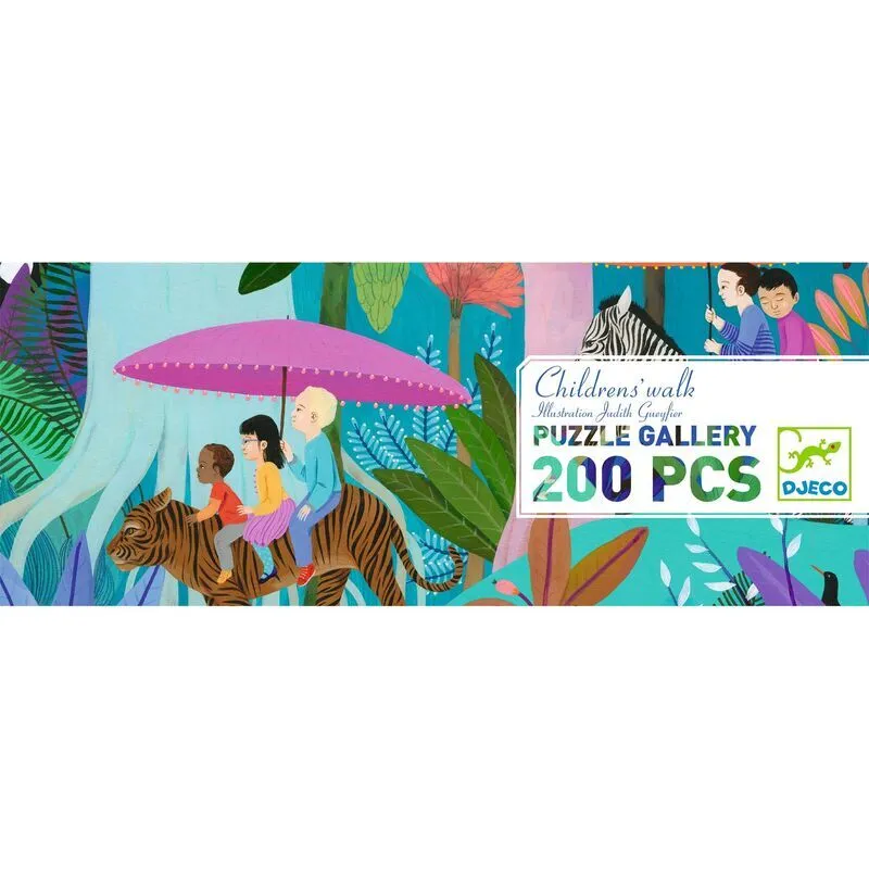 Djeco - Puzzle Gallery 200pcs - Childrens Walk