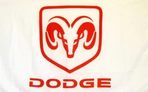 Dodge Logo Auto Dealer Banner Flag Sign