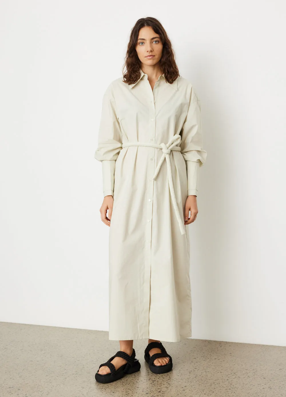 Double Cuff Shirt Dress
