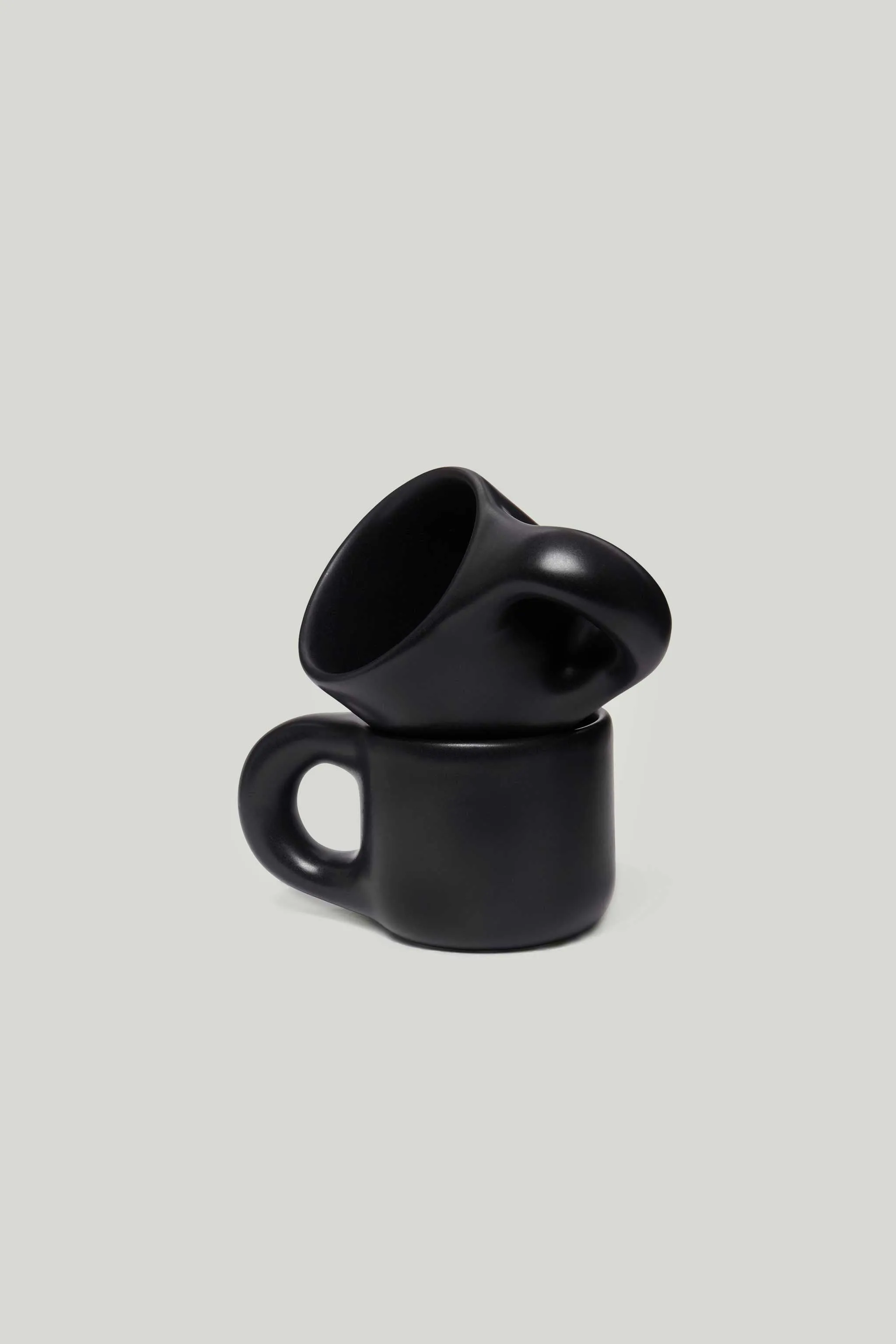 DOUGH MUG PAIR / CHARCOAL