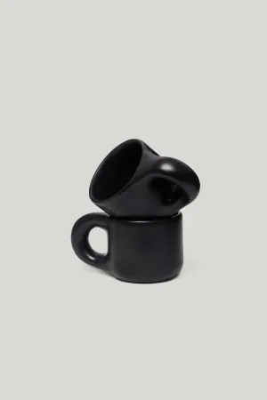DOUGH MUG PAIR / CHARCOAL