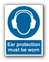 Ear protection must be worn