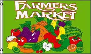 Farmer's Market Polyester Flag Banner Sign