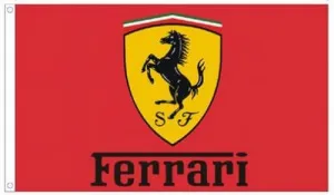 Ferrari (Red) Logo Auto Dealer Banner Flag Sign