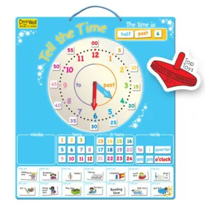 Fiesta Tell The Time Large Magnetic Chart