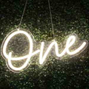 First Birthday ONE Neon Sign 44cm x 22cm