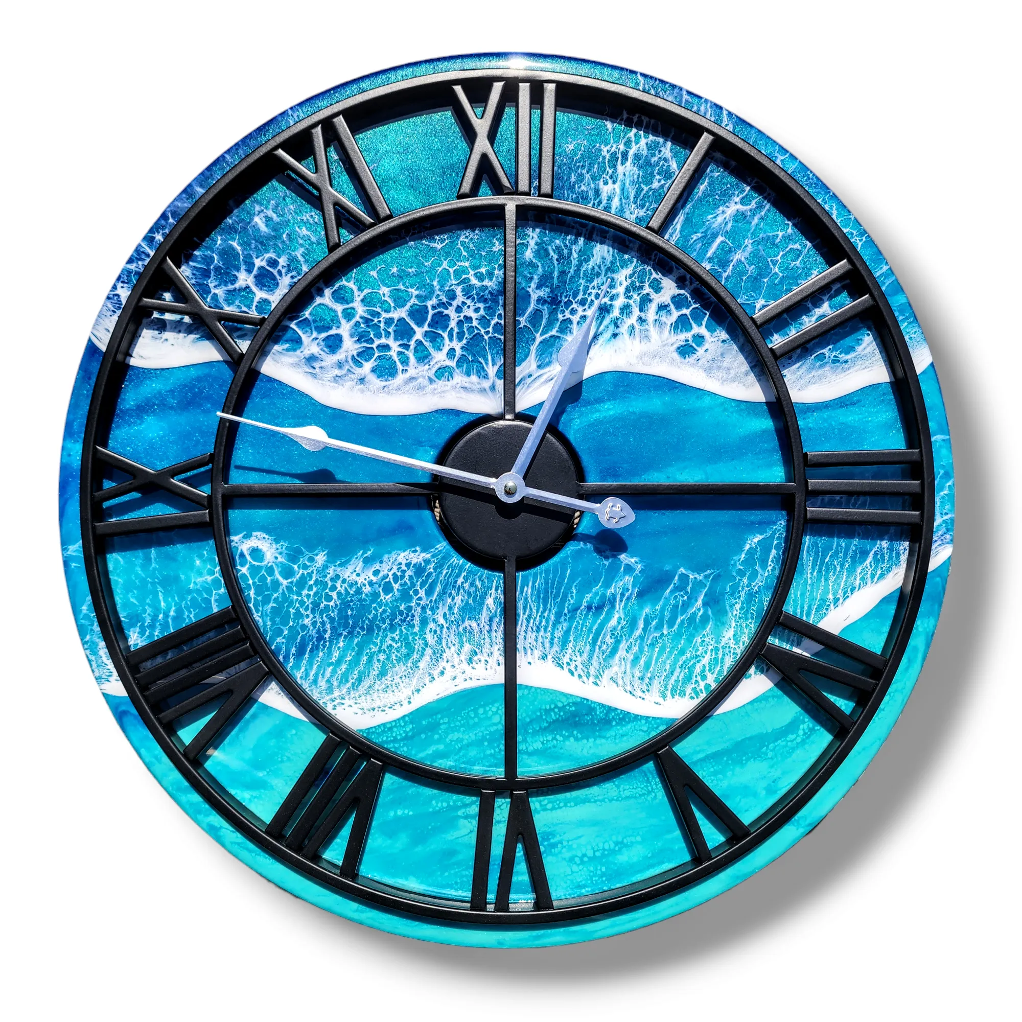 Floating Wave 20" Clock
