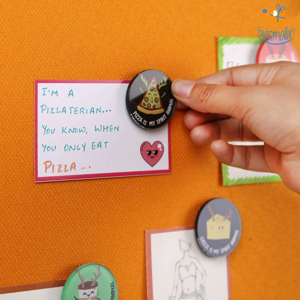 Food Is My Spirit Animal Fridge Magnets
