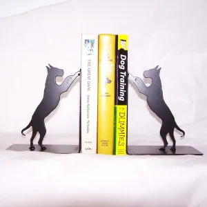 Great Dane Metal Art Bookends