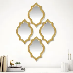 Home Centre DW24 S4 Festive Mirror SET-1A-20X30CM-GLD