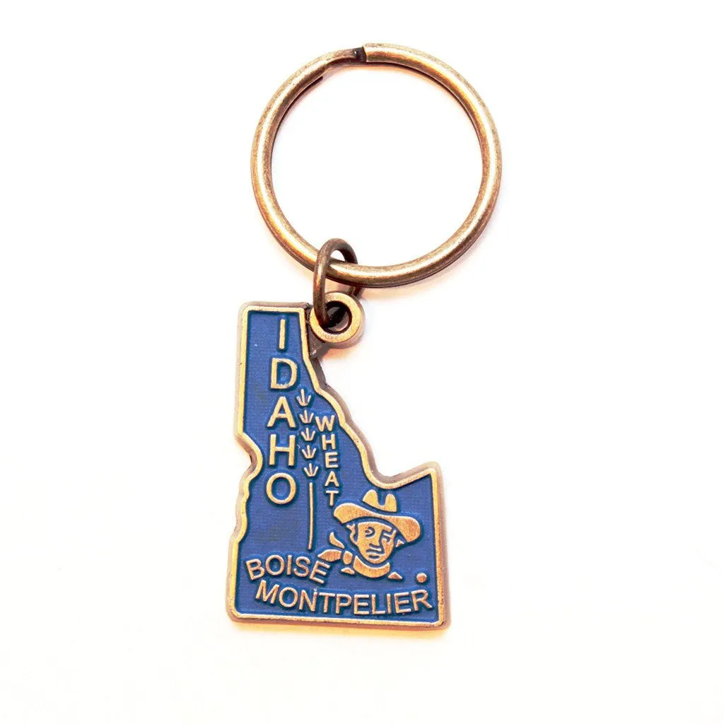 Idaho Keychain - High Quality Thick Metal State Love Key Ring