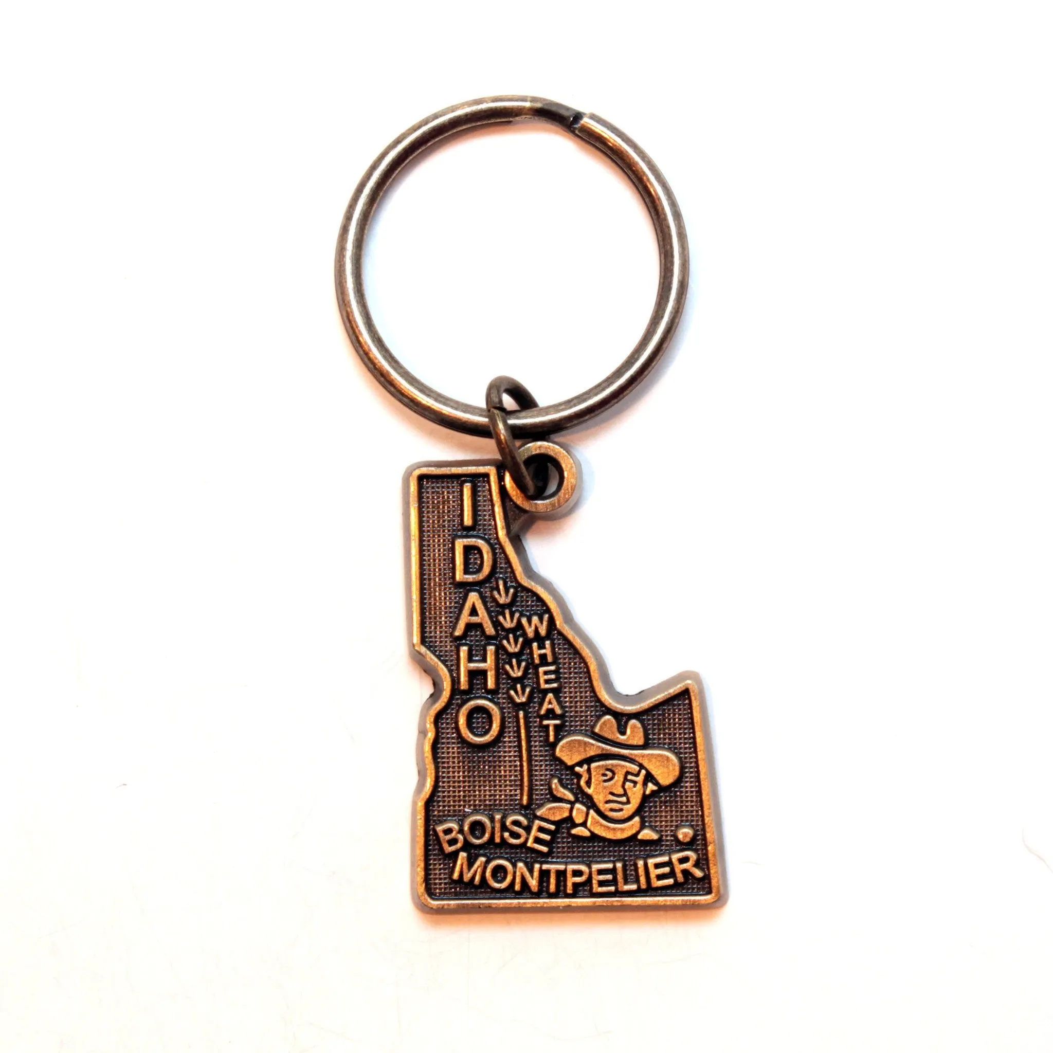 Idaho Keychain - High Quality Thick Metal State Love Key Ring