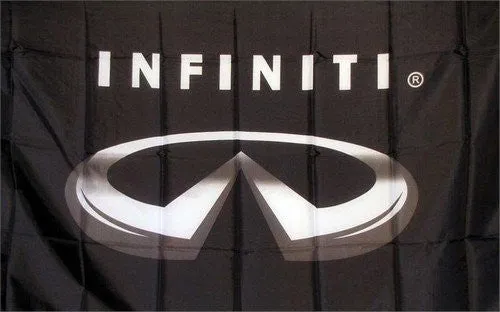 Infiniti Silver Logo Auto Dealer Banner Flag Sign