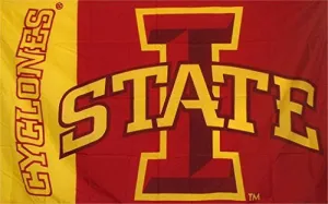 Iowa State Cyclones College Premium Flag