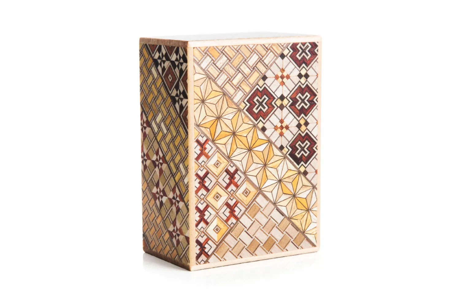 Japanese Secret Puzzle Box 4 sun 10 steps - Himitsu Bako
