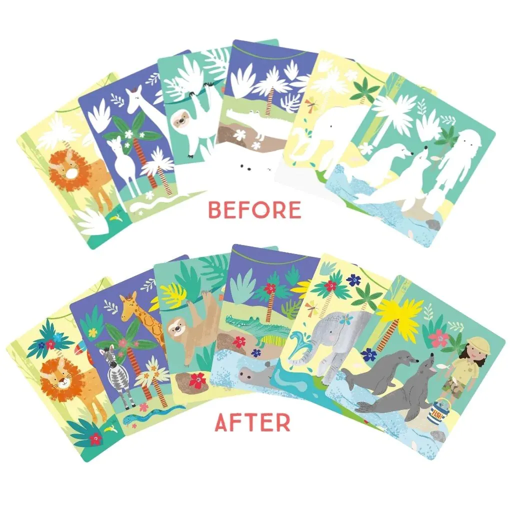 Jungle Easel Watercard - Floss & Rock