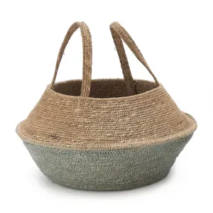 Kangto Basket [Natural/Grey green]