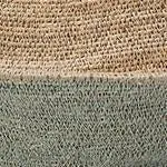 Kangto Basket [Natural/Grey green]