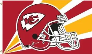 Kansas City Chiefs NFL Premium Polyester Flag Banner Sign