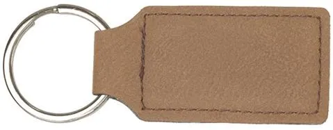 Keychain Leather Rectangle